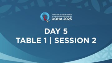 LIVE! | T1 | Day 5 | ITTF World Table Tennis Championships Finals Doha 2025 | Session 2
