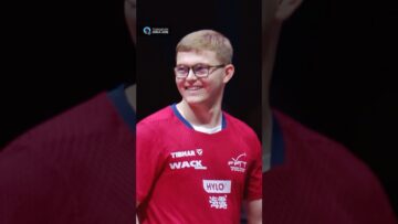 No choice but to smile 😵‍💫😊 #ITTFWorlds2025 #TableTennis