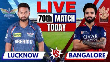 LIVE: LUCKNOW vs BENGALURU IPL 2025 Live | LSG vs RCB 70th IPL T20 Live Match Today Commentary Live