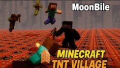 🔴Minecraft – TNT Village #minecraft #tntvillage #shortslive