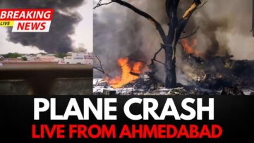 #breakingnews | Ahmedabad Plane Crash: First Visuals Out | Fire, Chaos & Eyewitness Accounts