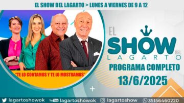 El Show del Lagarto en directo 13 de junio de 2025 Noticias de Córdoba canal 12 cordoba en vivo