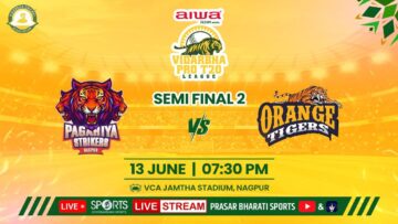LIVE – 2nd Semi Final – Pagariya Strikers vs Orange Tigers – Vidarbha Pro T20 League | DD Sports