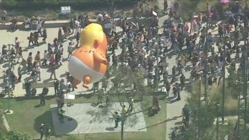 Thousands attend ‘No Kings Day’ protest in downtown Los Angeles