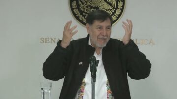 Conferencia de prensa del presidente de la Mesa Directiva, Gerardo Fernández Noroña