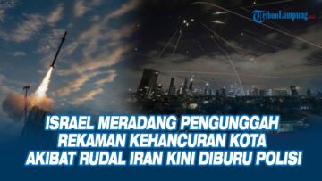 Israel Meradang Pengunggah Rekaman Kehancuran Kota Dkibat Rudal Iran Kini Diburu Polisi