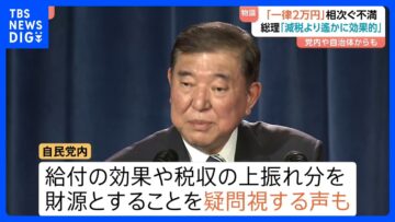 千葉県知事「無駄で自治体疲弊、うんざり」現金2万円給付めぐり自民党内からも“疑問視”の声｜TBS NEWS DIG
