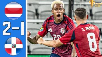 Costa Rica vs Dominican 2-1 Resumen Y Goles COMPLETO 🔥 Copa Oro CONCACAF 2025 🏆