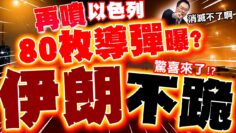 【全程字幕】伊朗不跪! 再噴80枚”泥石導彈”轟以色列天際? 蔡正元爆結局