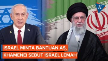 Israel Minta Bantuan AS, Pemimpin Iran Khamenei Sebut Mereka Lemah!