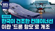 드론으로 1천km 밖 이스라엘 폭격?…이란 ‘한국제 드론 항모’ 주목 / SBS / #D리포트
