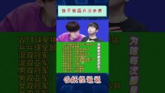 告诉你为啥每次都是莎头这几个人参赛 #孙颖莎 #王楚钦