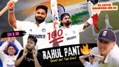 LUNCH DAY 4 🏏 GAZAB HUNDRED BY KL RAHUL & PANT 🔥 RAHUL आज PUJARA बन गया 😂 IND vs ENG 1st TEST