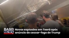 Novas explosões em Teerã após anúncio de cessar-fogo de Trump | BandNews TV