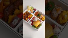 Make lunch bento for my sister. 🍔🍱🥢 #asmr #satisfying #food #aesthetic #bento #lifestyle #shorts