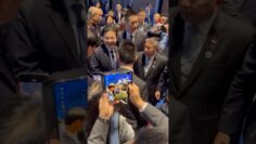 Singapore Prime Minister Lawrence Wong swarmed by delegates at World Economic Forum’s Summer Davos