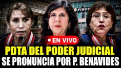 🔴¡ÚLTIMO MINUTO! PDTA DEL PJ RESPONDE POR SUSPENSION DE 2 AÑOS A PATRICIA BENAVIDES 25/06