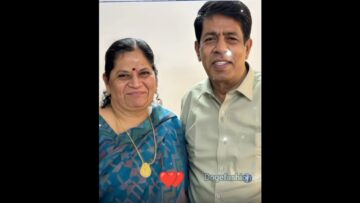 Actor Sundarrajan & his wife rajeshwari #director #tamilcinema #shortsviral