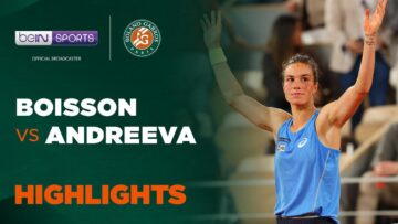 Loïs Boisson vs Mirra Andreeva | 2025 Roland Garros Highlights