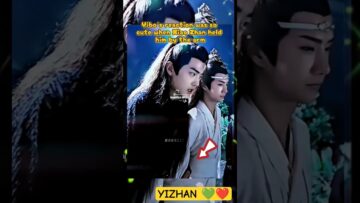 Yibo’s reaction was so cute when Xiao Zhan held him by the arm ☺️ #yizhan #xiaozhan #wangyibo