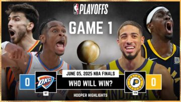 Oklahoma City Thunder vs Indiana Pacers Full Game 1 Highlights | Jun 5 | 2025 NBA Finals
