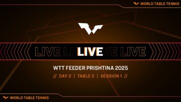 LIVE! | T2 | Day 2 | WTT Feeder Prishtina 2025 | Session 1