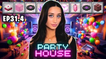 Building a PARTY HOUSE – For my Birthday! (Minecraft Survival Series)