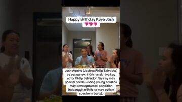 HAPPY BIRTHDAY KUYA JOSH 💖💖 #krisaquino #autoimmunedisease #viral shorts #viralreels #viralvideo