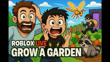 GROW A GARDEN LIVESTREAM GIVEAWAY #roblox #shorts #livestream