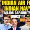 Indian Navy 10 New Ships Indian Air Force Big Boost in EW Indian Defence Upgrades I Pathikrit Payne