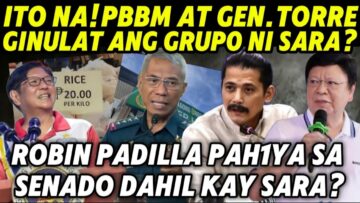 PBBM AT GEN.TORRE GINUL@T ANG DUTERTE CAMP|ROBIN PADILLA NAGK@LAT SA SENATE