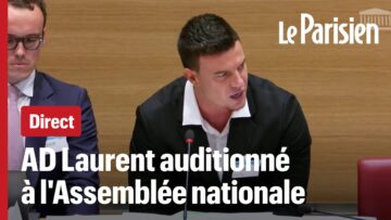 Direct – Suivez l’audition d’AD Laurent, influenceur, à l’Assemblée nationale