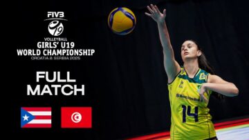 Puerto Rico vs. Tunisia – Playoffs | Girls’ U19 World Champs 2025 – Full Match