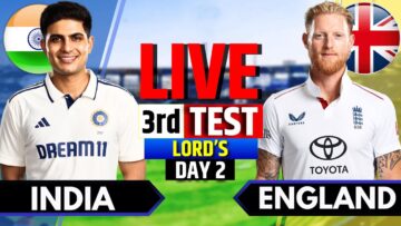 India vs England, 3rd Test, Day 2 | Live Cricket Match Today | IND vs ENG Live | Last 38 Overs