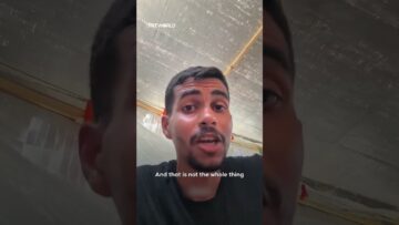 Palestinian man explains economic exploitation in beseiged Gaza